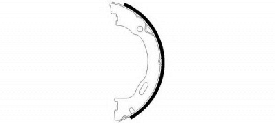 HELLA PAGID 8da355050451 -  Комплект тормозных колодок, стояночная тормозная система
